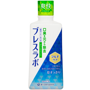 ブレスラボ マウスウォッシュ マルチケア ダブルミント 450ml