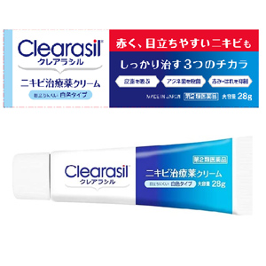 クレアラシル ニキビ治療薬クリーム 白色タイプ 28g