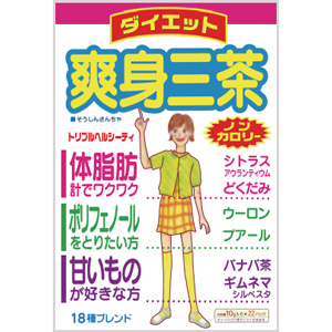 山本漢方 爽身三茶〈ティーバッグ〉10g×22包