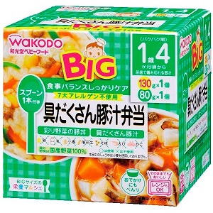 BIGサイズの栄養マルシェ 具だくさん豚汁弁当