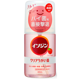イソジンクリアうがい薬A アップル風味 400ml