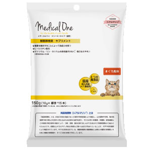 メディカルワン クリーミータイプ(猫用) まぐろ風味 150g(10g×標準15本) ×10袋