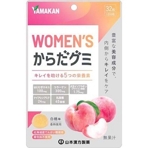 WOMEN'Sからだグミ 32粒入 白桃味