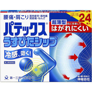 パテックス うすぴたシップ 24枚入 メーカー品切れ